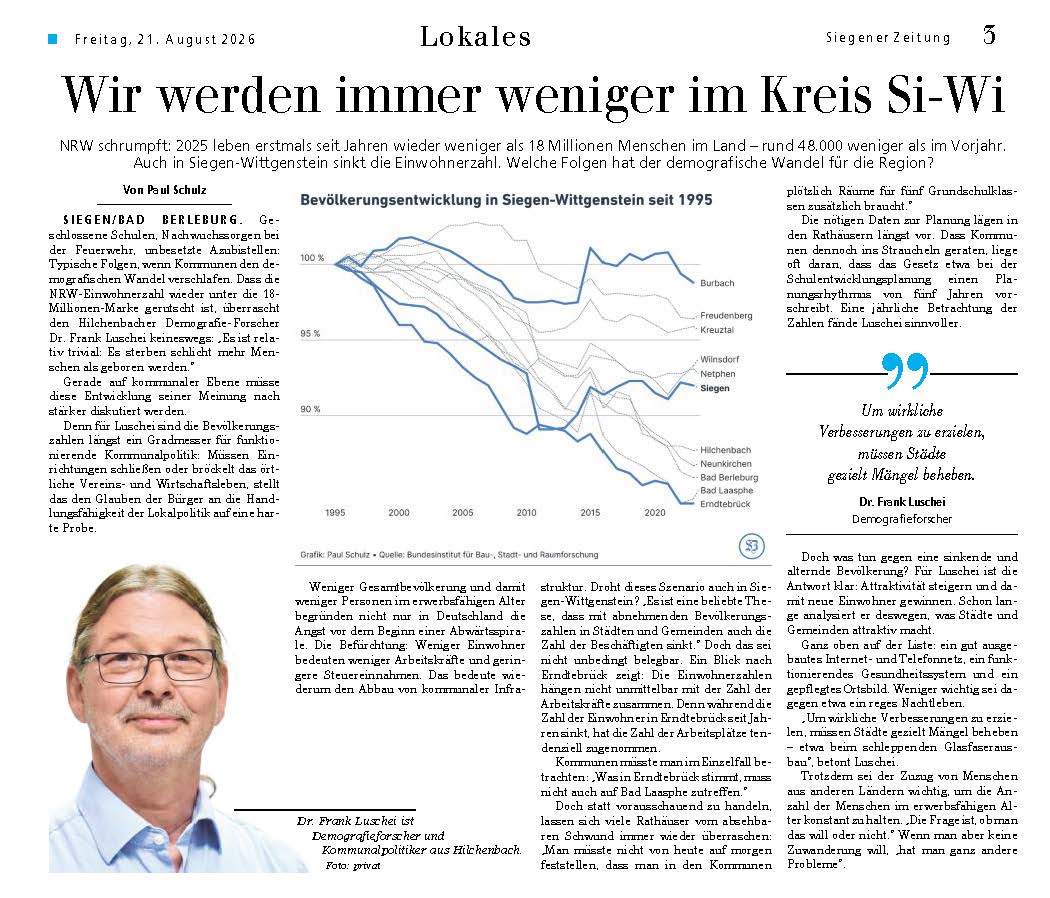 2026 08 21 SZ Wir werden immer weniger im Kreis Si Wi Luschei
